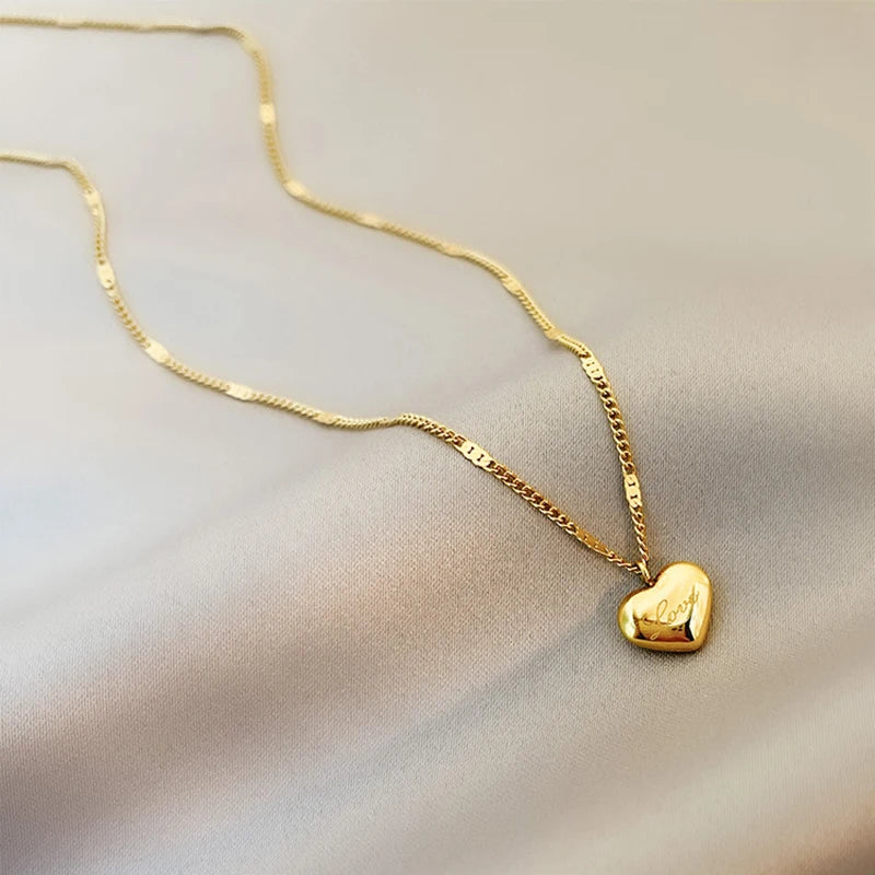 Lovely Heart Shaped Necklaces 1006