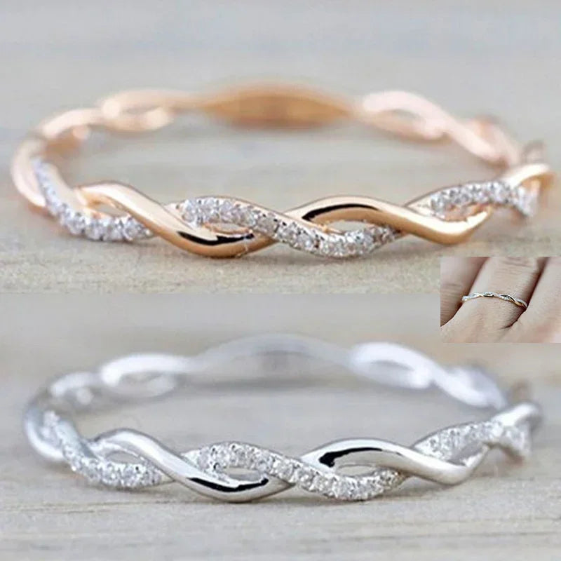 Delysia King Twist Ring birthday gift fashion elegant 938