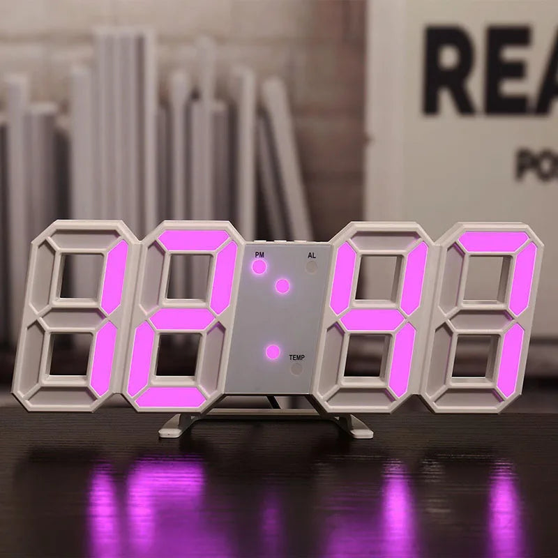 Vivid 3D LED Digital Alarm Clock 988