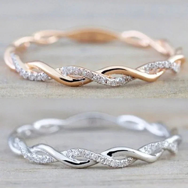 Delysia King Twist Ring birthday gift fashion elegant 938
