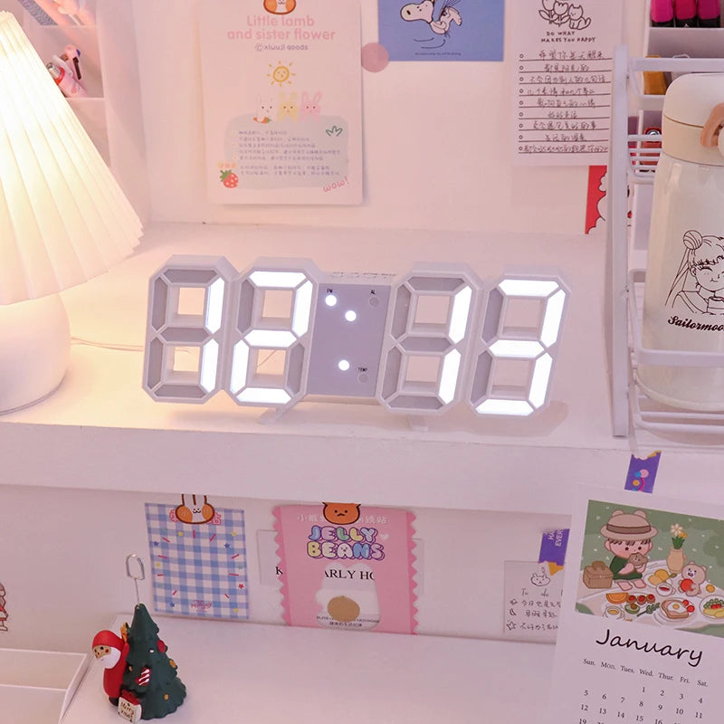 Vivid 3D LED Digital Alarm Clock 988