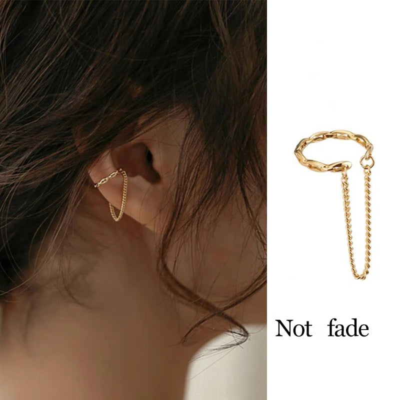 Fashion Minilist No Piercing Ear Cuff Earrings for Woman Fake Piercing Earcuff Clips Earrings for Women Cuffs Jewelry 935