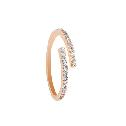 Elegant Crystal Thin Rings for Minimalist 997