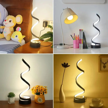 Cool Spiral USB Table Lamp 990