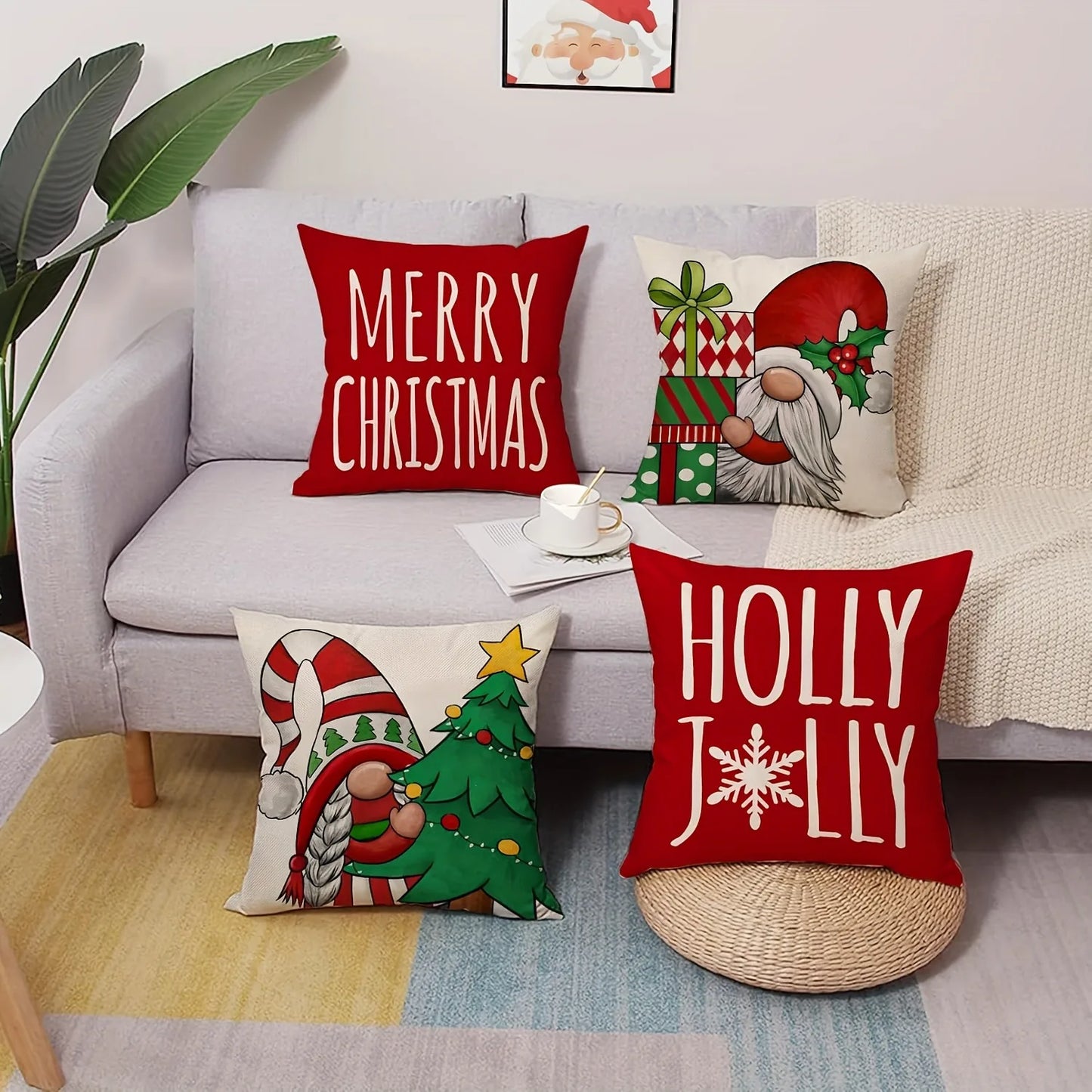 Dwarf Pillowcase for Christmas Decoration 1020