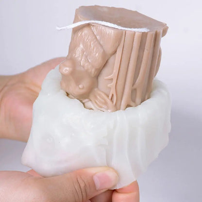 DIY 3D Christmas Candle Mold 1014