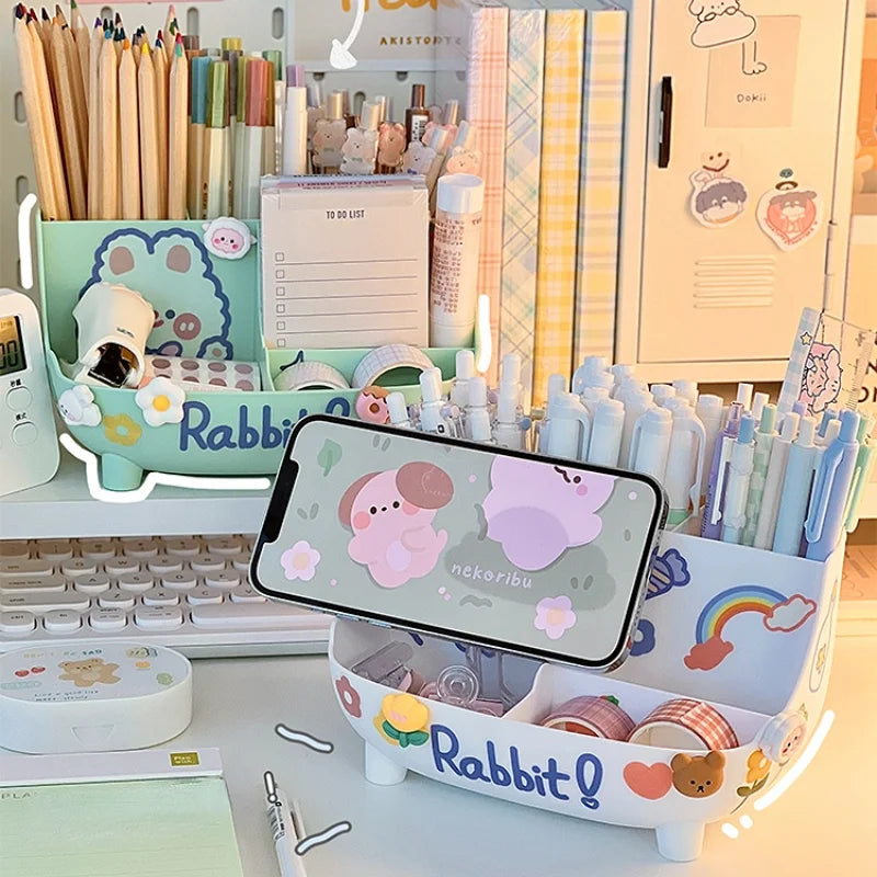 Kawaii Desktop Stationery Pen Organizer 994