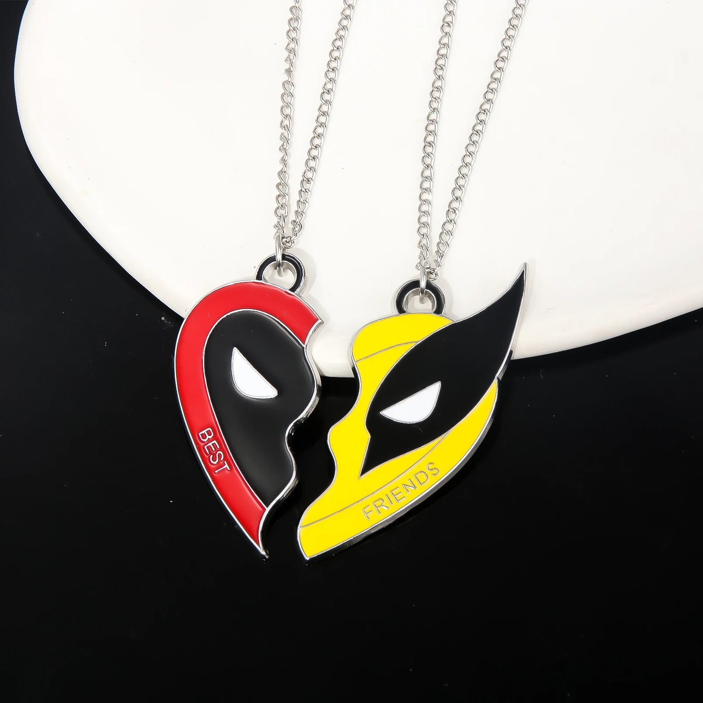 Deadpool x Wolverine Pendant cosplay Double Necklaces 1007