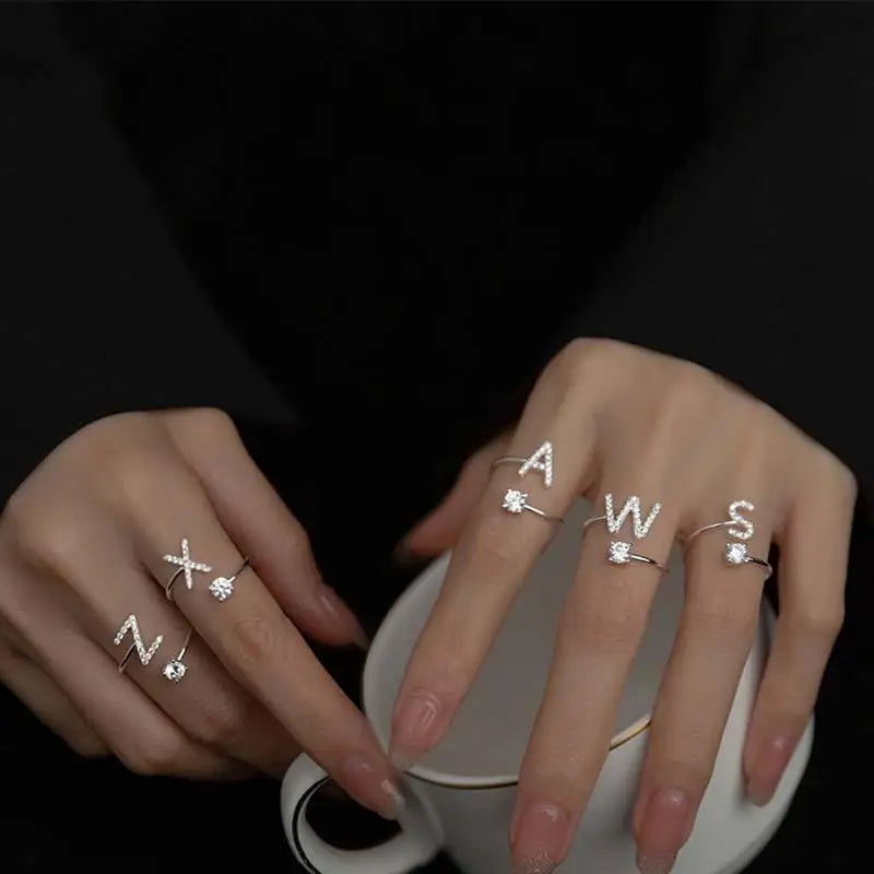 A-Z Alphabet Initial Ring 1000